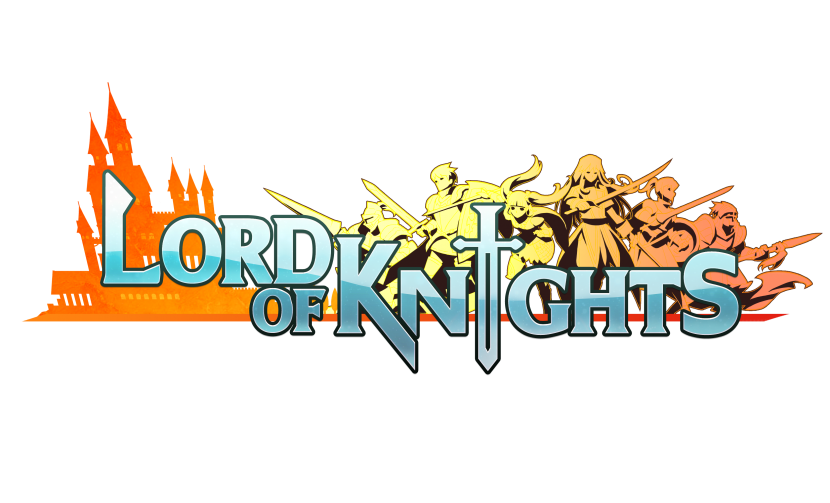 Lord of Knights(ロードオブナイツ) のロゴ画像です